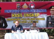 Polda Sultra Musnahkan 5,4 Kilogram Narkotika, Selamatkan Ribuan Jiwa dari Ancaman Penyalahgunaan