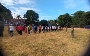 Koramil 1413-05/Kaledupa Tempa Calon Paskibraka, Siapkan Pengibar Merah Putih Berkarakter dan Disiplin