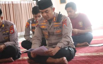 Yasinan dan Dzikir di Masjid At-Taqwa, Polres Wajo Perkokoh Iman dan Karakter Personel