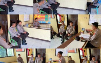 Wakapolres Sinjai Kunjungi Polsek Sinjai Barat, Tekankan Disiplin dan Kekompakan.