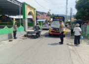 Polsek Luwuk Redam Aksi Warga Blokade Jalan Terkait Penyaluran Air Bersih di Desa Tontouan