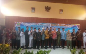 20 Calon Kades Se-Kecamatan Tambelang Deklarasikan Pilkades Damai dan Bermartabat