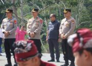 Disambut Dengan Tarian Adat, Kapolres Toraja Utara Terima Langsung Kunjungan Tim Supervisi Polda Sulsel