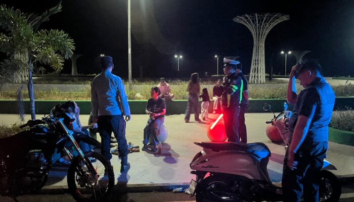Antisipasi Aksi Kriminalitas, Balap Liar Serta Berikan Rasa Aman Masyarakat, Polres Konawe Utara Perkuat Patroli KRYD
