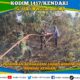 Sinergi TNI, Polri, Damkar, dan Warga Padamkan Kebakaran Lahan Kosong di Mokoau Kendari