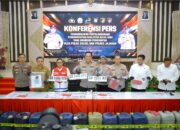 Polda Sulsel Gelar Konferensi Pers Penegakan Hukum Penyalahgunaan BBM Bersubsidi