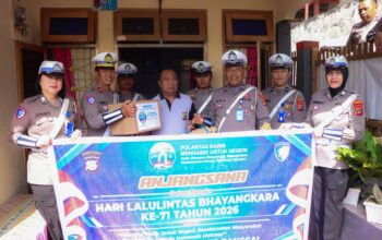 Satlantas Polresta Banggai Gelar Anjangsana Purnawirawan Polri