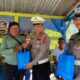 Sambut Hari Lalu Lintas Bhayangkara ke-71, Ditlantas Polda Sultra Berbagi Sembako dengan Ojek Pangkalan Petoaha