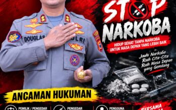 Kapolres Wajo Ajak Masyarakat Bersama Perangi Narkoba, Kenali Ancaman Hukumnya