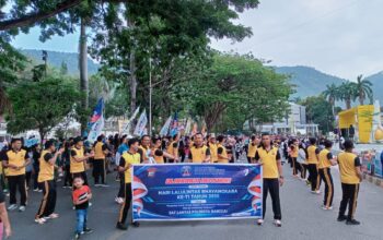 Antusiasme Warga Warnai CFD Hari Lalin ke-71 Bersama Satlntas Polresta Banggai