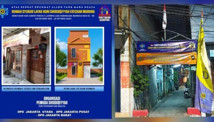 Syukuri Sumpah Pemuda, OPSHID Bangun 59 Unit Rumah Gratis