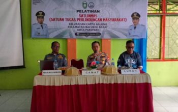 Polres Parepare Bekali Satlinmas Cappa Galung, Perkuat Peran Warga Jaga Keamanan