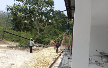 Sentuhan akhir tampilan dan fasilitas utama KDKMP Desa Mopaano terus bergulir