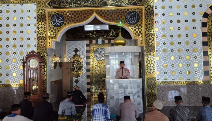 Sat Binmas Polres Wajo Ajak Jamaah Masjid Waspada Kebakaran dan Jauhi Narkoba