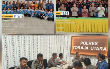 Polisi Peduli Pengangguran, Kapolres Toraja Utara Kunjungi SMK Kristen Tagari dan UPTD BLK Toraja Utara