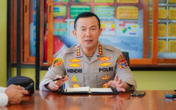 Waspada Asap Karhutla, Kapolresta Banggai Imbau Warga Gunakan Masker