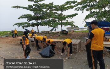 POLRES MOROWALI GELAR GREEN POLICING, WUJUDKAN PASAR BERSIH DAN NYAMAN